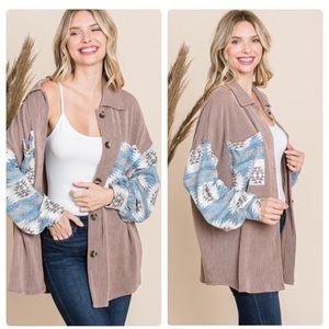 Aztec Shacket - SALE ITEM - please read full description